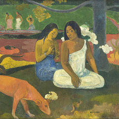 reproductie Arearea van Paul Gauguin